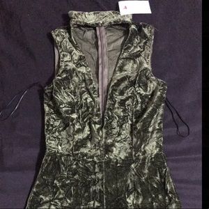 Army Green short romper.